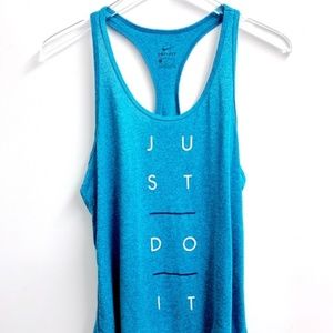 Nike Teal Racerback Sleeveless Fitness Shirt